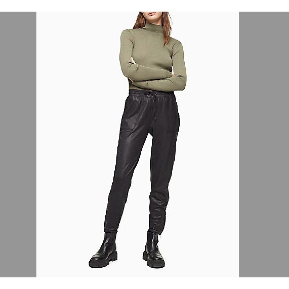 Calvin Klein Foil Drawstring Joggers – Black – Size L